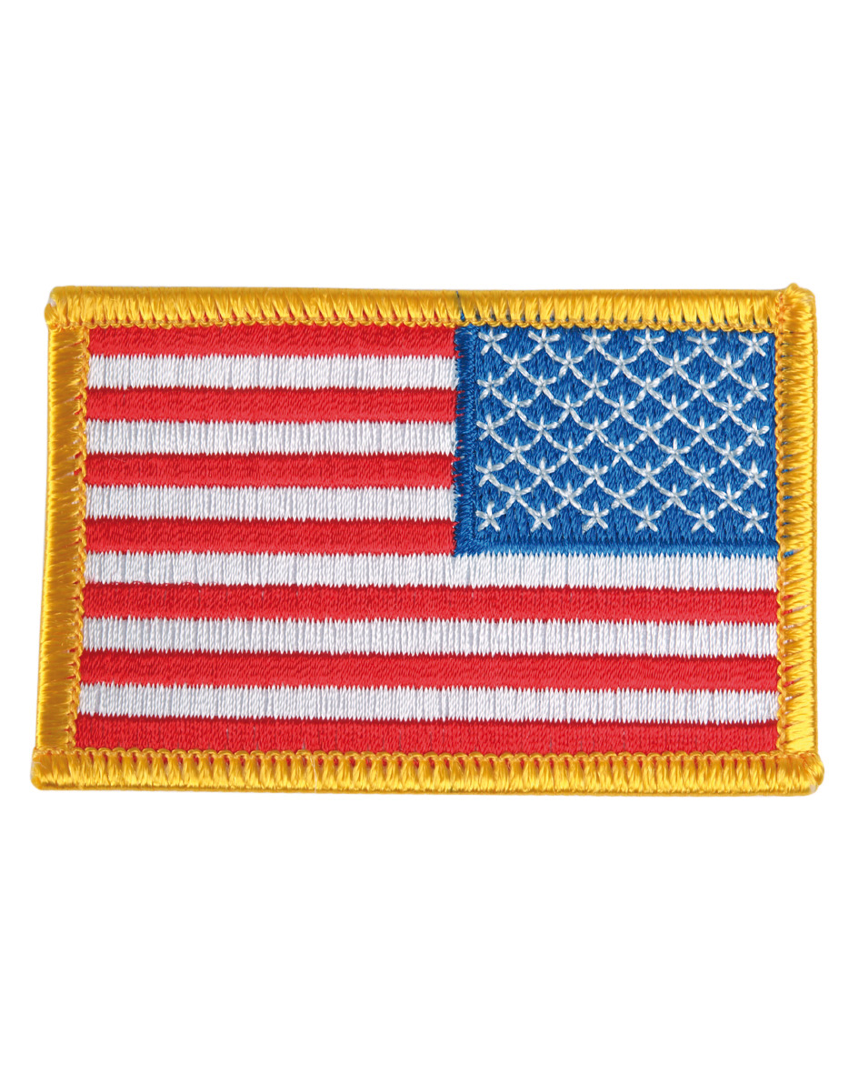 US Nationalitätsabzeichen Textil Rechts