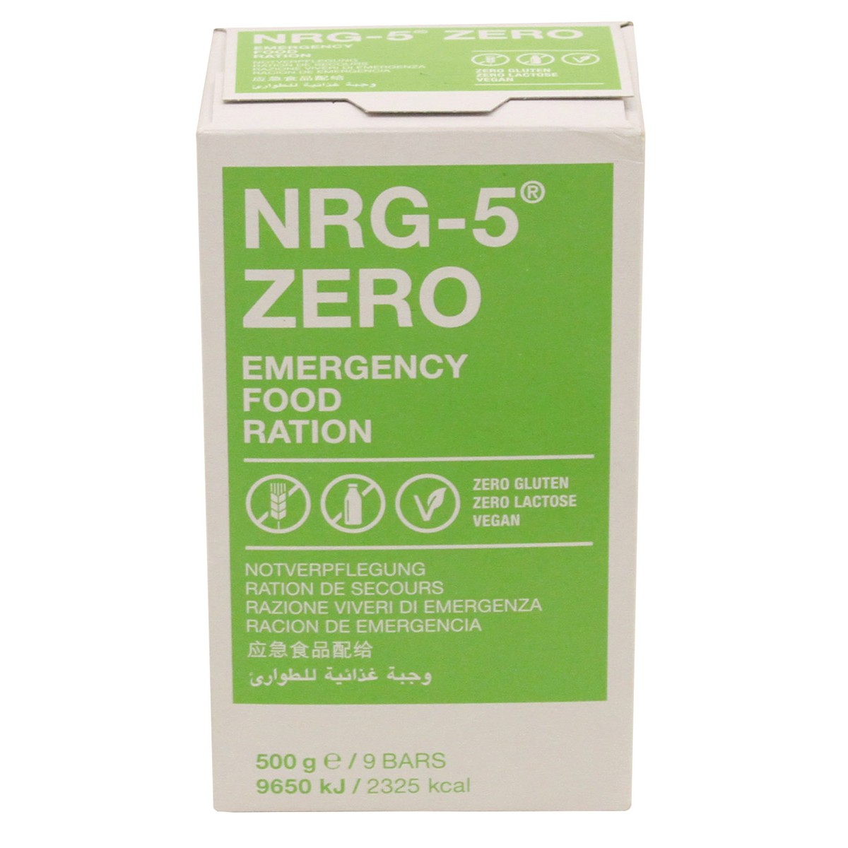 Notverpflegung NRG-5 ZERO 500 g (9 Riegel)