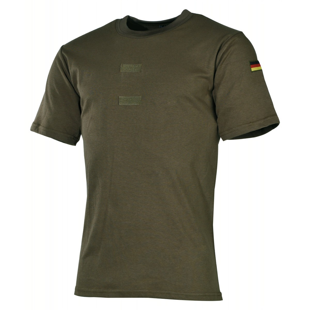 Tropenunterhemd mit Klett und Nationalitätsabzeichen Oliv XS