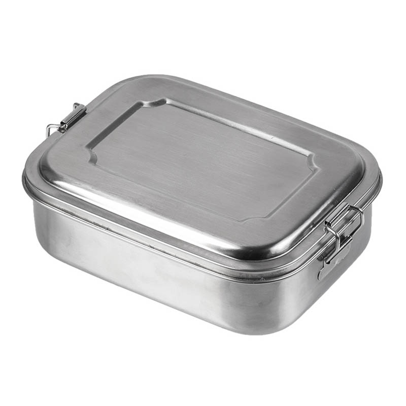 Lunchbox Stainless Steel 18x14x6,5cm